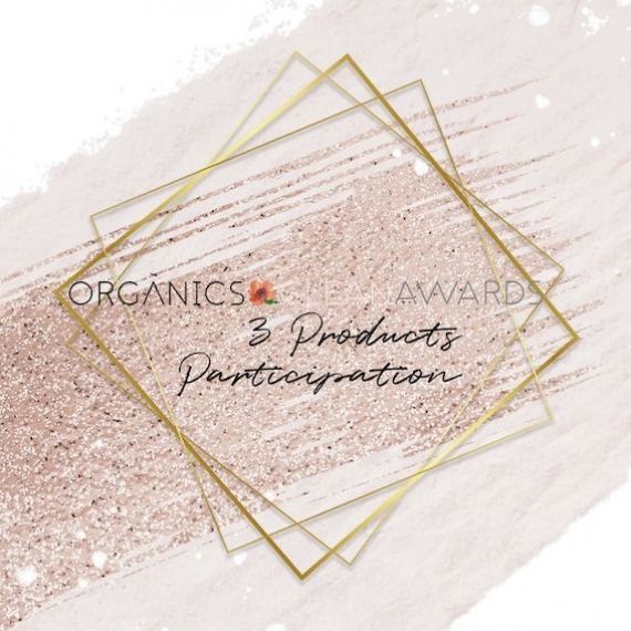 Gold square frame on a feminine pink background